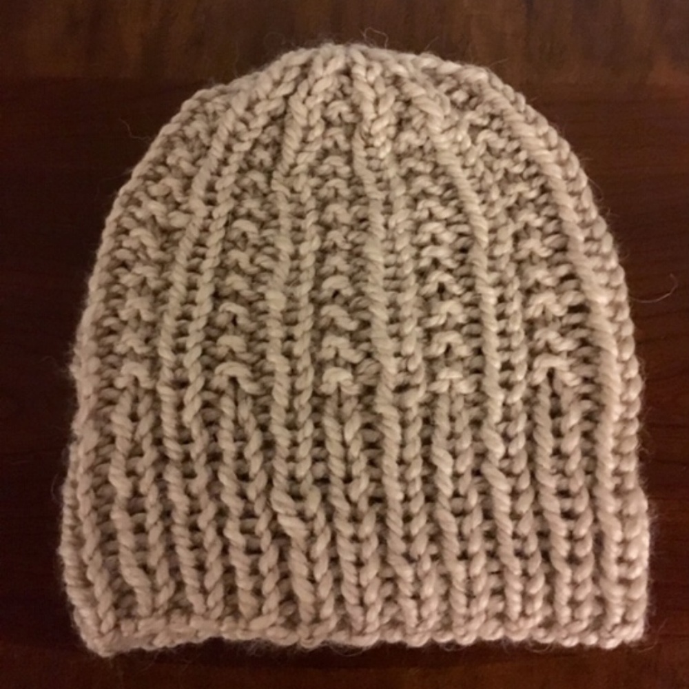 Hand Knitted Chunky Slouchy Beanie Hat